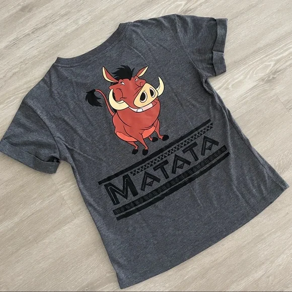 Disney Hakuna Matata dark grey tee shirt - Picture 4 of 10